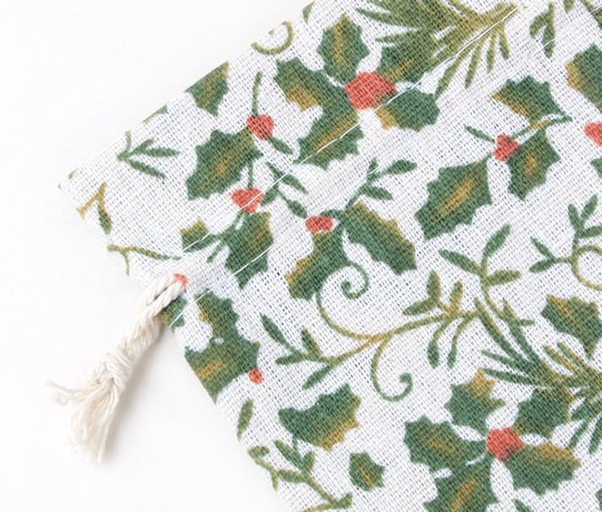 Christmas Drawstring Pouches