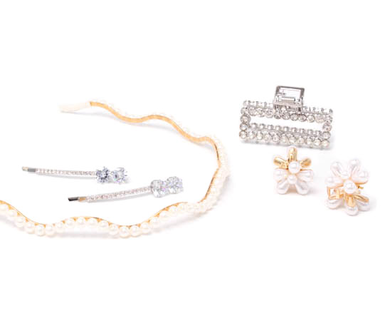 Pearl & Crystal Hair Accessories