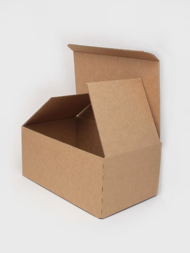 Small kraft parcel box