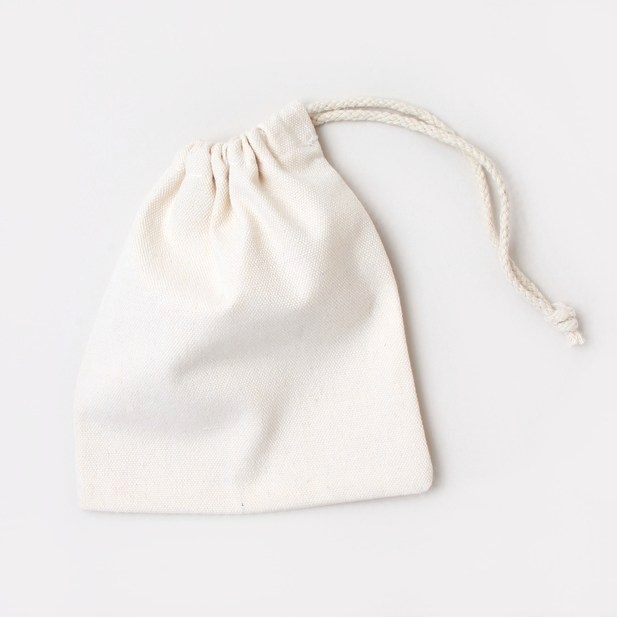 Cotton fabric drawstring gift bags