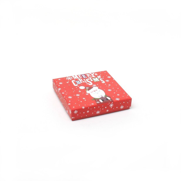 Santa Print Christmas Gift Box