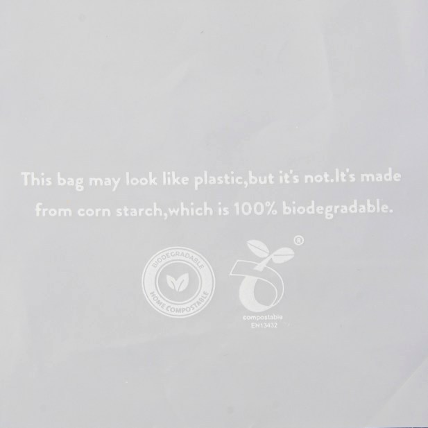 Biodegradable information and seedling logo