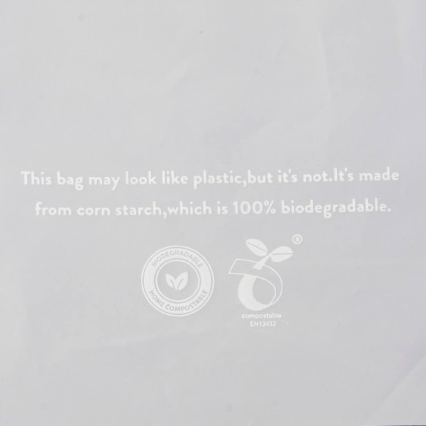 Biodegradable information and seedling logo