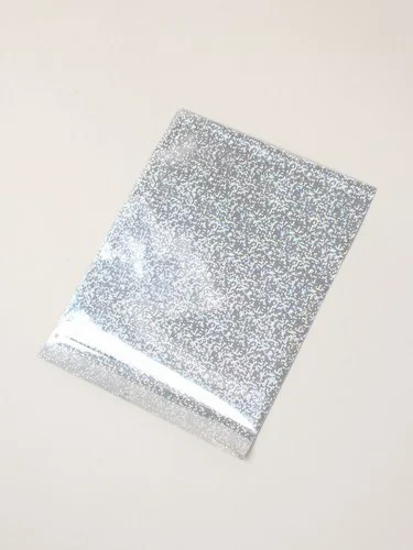 Silver holographic mailing postal bag