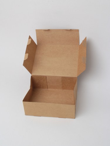 Empty Brown Kraft Hamper Box -Whlolesale