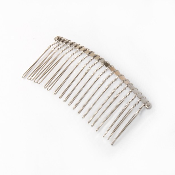 Make your own hair comb - silver comb component - wedding supplier