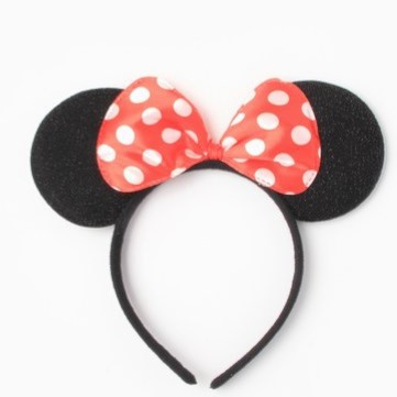 Fancy dress - Mouse ears with red polka dot bow