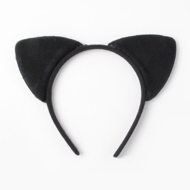 Black Cat Ear Headband