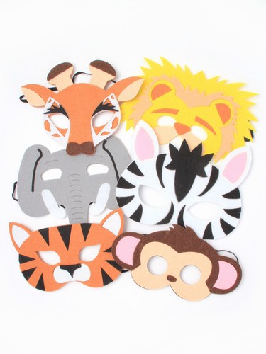 Animal Face Masks For Dressing Up