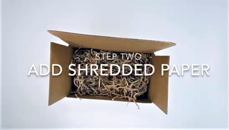 Wholesale gift box with shredded paper