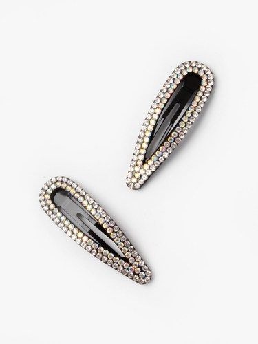 Diamante hair clips