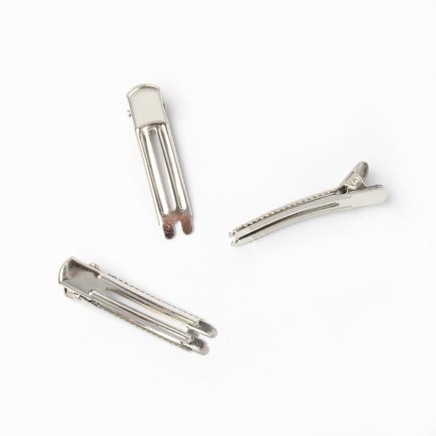 Wholesale componants - silver fork clips