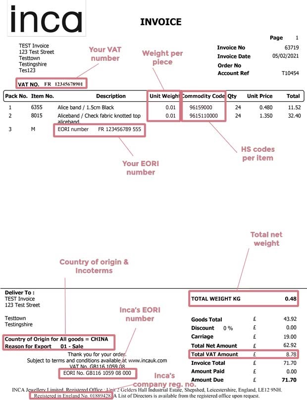 Invoice Layout