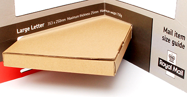 Ecommerce packaging - postal envelopes