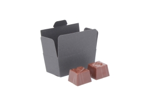 Empty chocolate box big enough for two chocolates 