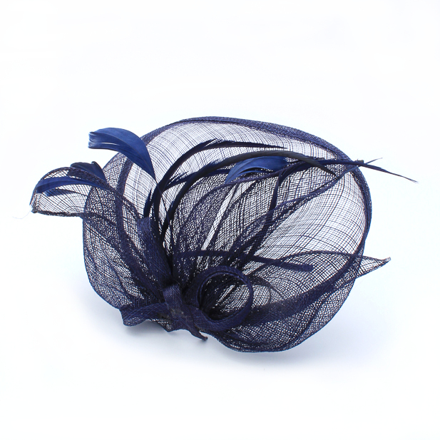 Navy Fascinator Headband