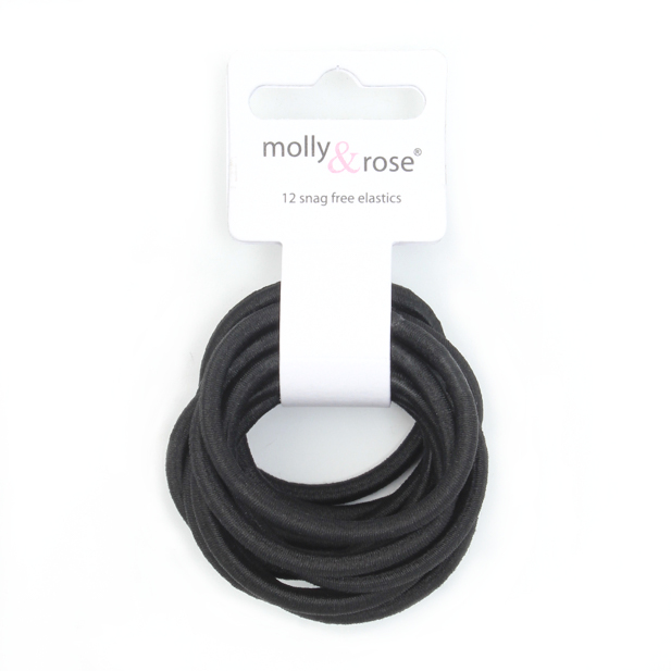 Black endless elastics