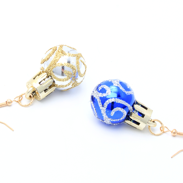 flashing christmas earrings wholesale
