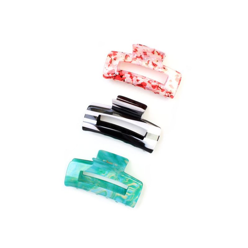 Assorted print rectangle clamp 9.5cm - Inca