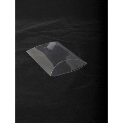 8.8x8x3cm. Transparent pillow pack