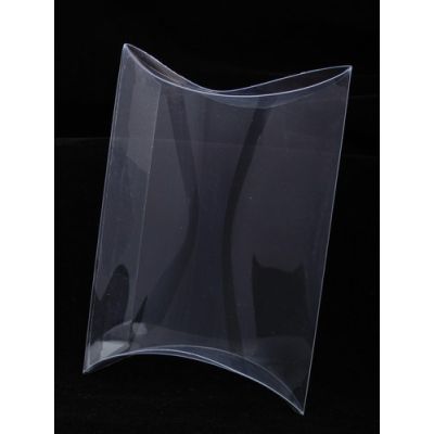 8.8x8x3cm. Transparent pillow pack