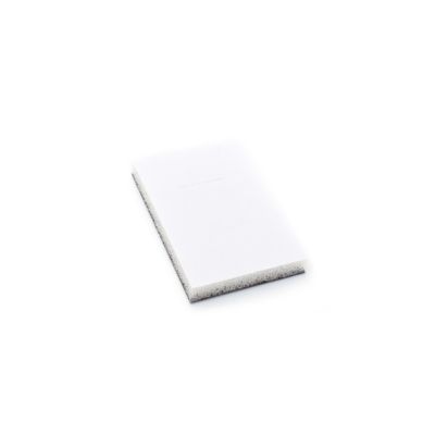 Reversible velour insert. Black / White. 8x5cm