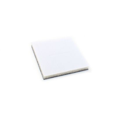 Reversible velour insert. Black / White. 9x9cm