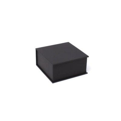 9x9x4.5cm Black Kraft gift box. Magnetic closure
