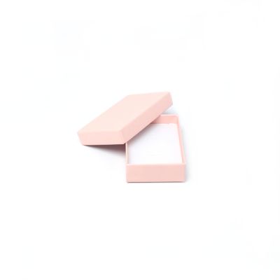 Cufflink / Earring box. 8x5x2cm. Pale Pink gift box.