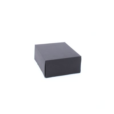 15x12x6cm. Black fold flat box. Fast assembly