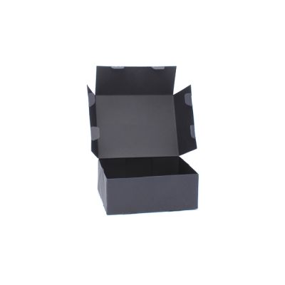 15x12x6cm. Black fold flat box. Fast assembly
