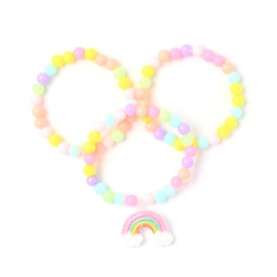 Card of 3 Stretch beaded bracelets