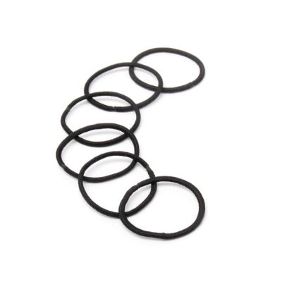 Recycled Elastics - Black - Card of 12 - 2mm thick Recycled Elastics - Black - Card of 12 - 2mm thick