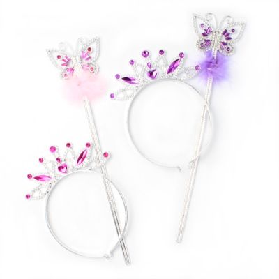 Butterfly Wand and Tiara Set