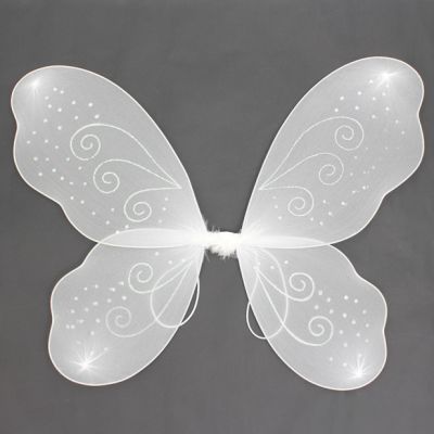 White net fairy wings 54x42cm