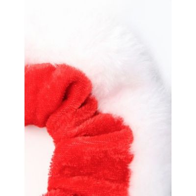 Bright red velvet Christmas scrunchie Bright red velvet Christmas scrunchie