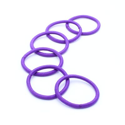 Elastics - Purple - Card of 6 - 4mm thick