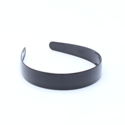2.5cm wide Recycled Black plastic aliceband