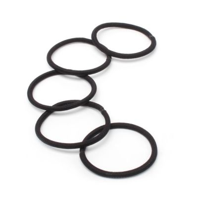 Recycled Elastic - Black - Card of 10 - 4mm thick