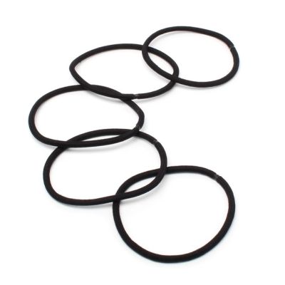 Recycled XL elastic - Black - Card of 10 - 3mm thick