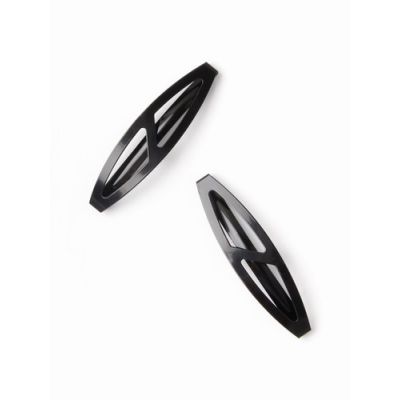 Card of 2 slash style barrettes 6cm