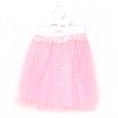 Pink glitter net tutu. Double layered. Child size