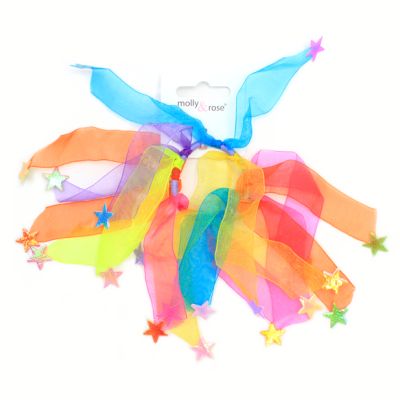 Rainbow chiffon windmill elastic Rainbow chiffon windmill elastic
