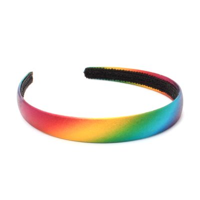 2cm wide rainbow aliceband