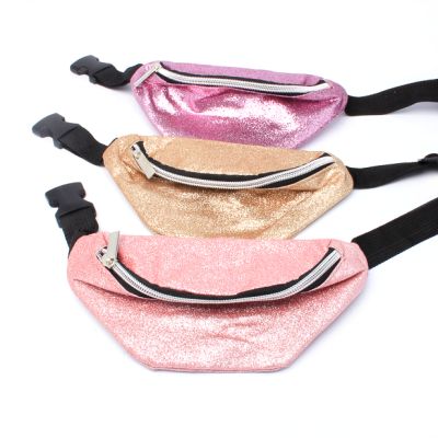 Childrens glitter bum bag. 18x10cm