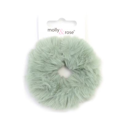 Small - Faux fur fabric scrunchie.Dia.8cm Small - Faux fur fabric scrunchie.Dia.8cm