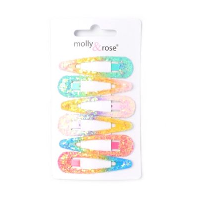 Card of 6 Glitter sequin sleepies. 5cm