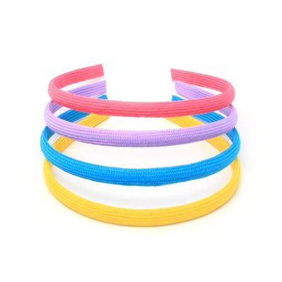 1cm wide covered aliceband. Card of 4