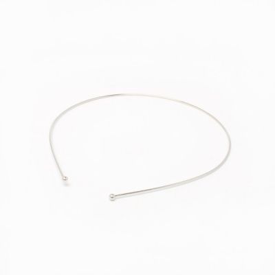 1mm narrow Silv wire aliceband