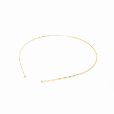 1mm narrow Gilt wire aliceband
